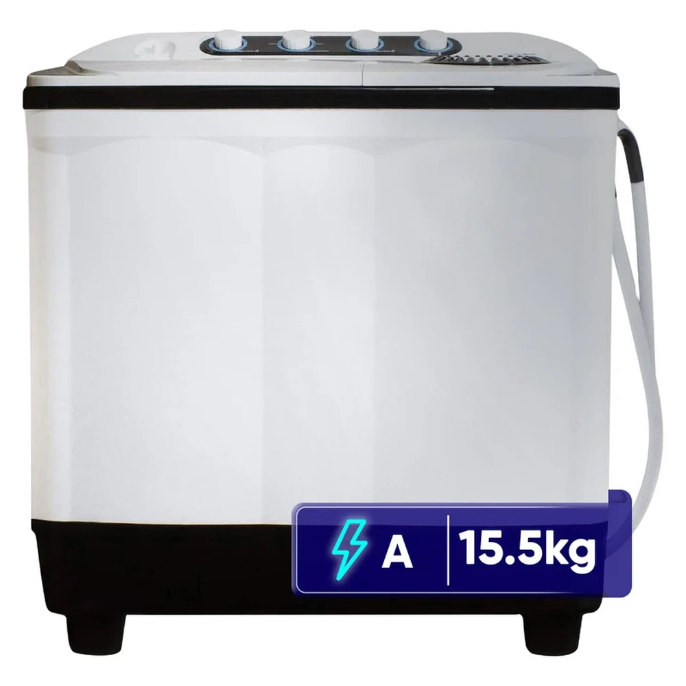 ماشین لباسشویی دوقلو 15.5 کیلویی پاکشوما مدل PTF-1504 AJ