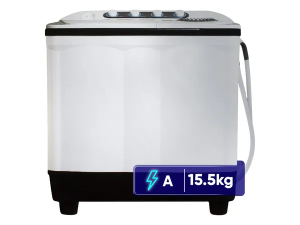 ماشین لباسشویی دوقلو 15.5 کیلویی پاکشوما مدل PTF-1504 AJ
