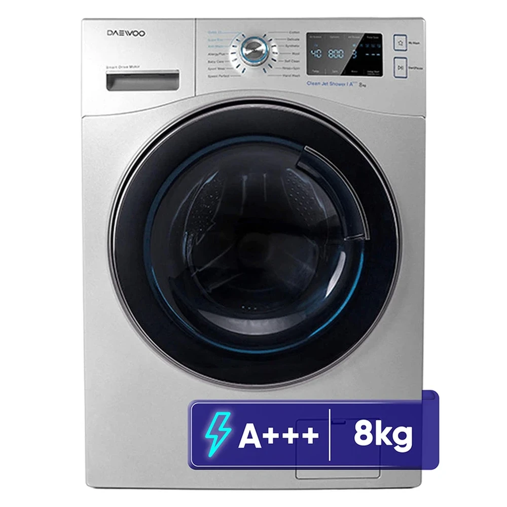 ماشین لباسشویی 8 کیلویی دوو سری پالی (پریمو) مدل LM-881W/S