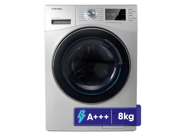 ماشین لباسشویی 8 کیلویی دوو سری پالی (پریمو) مدل LM-881W/S