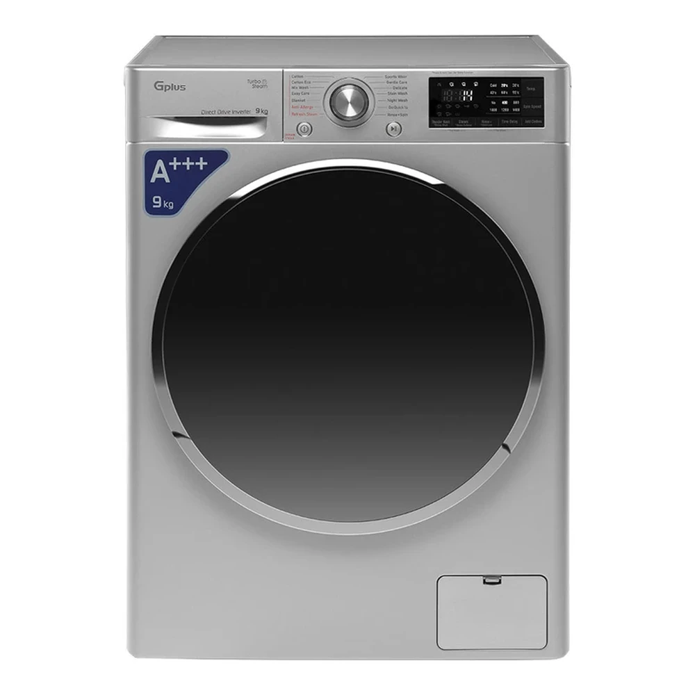 ماشین لباسشویی 9 کیلویی جی پلاس مدل GWM-L909