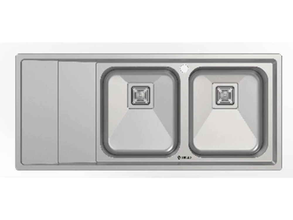 سینک ظرفشویی توکار استیل لگن راست اسنوا مدل SS-45152R