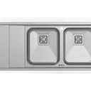 سینک ظرفشویی توکار استیل لگن راست اسنوا مدل SS-45152R
