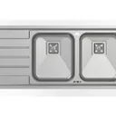سینک ظرفشویی توکار لگن راست اسنوا مدل SS-45154R