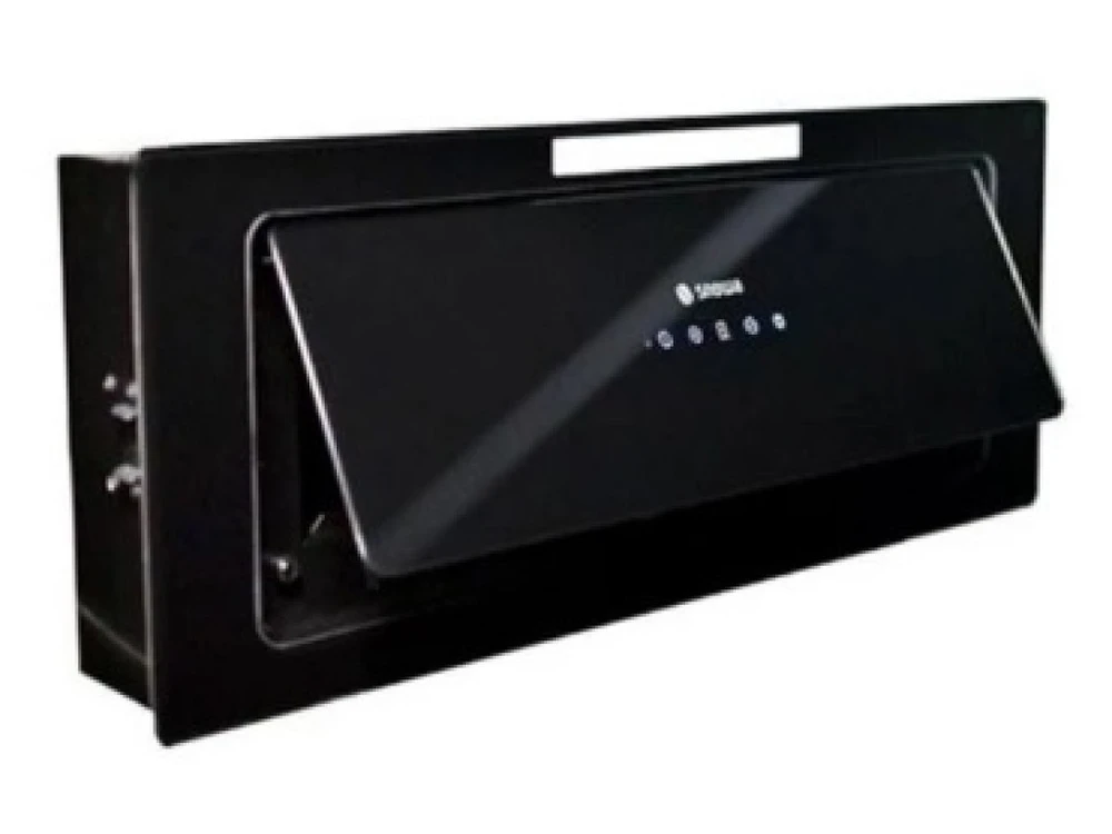 هود مخفی اسنوا موتور فلزی شیشه مشکی مدل SBH-2743